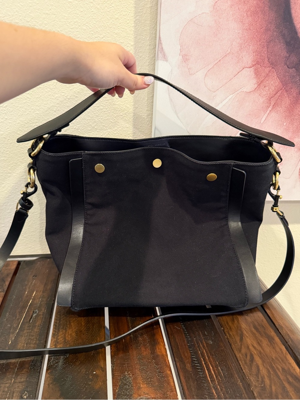 Rebecca Minkoff Black Shoulder Bag with Crossbody Strap